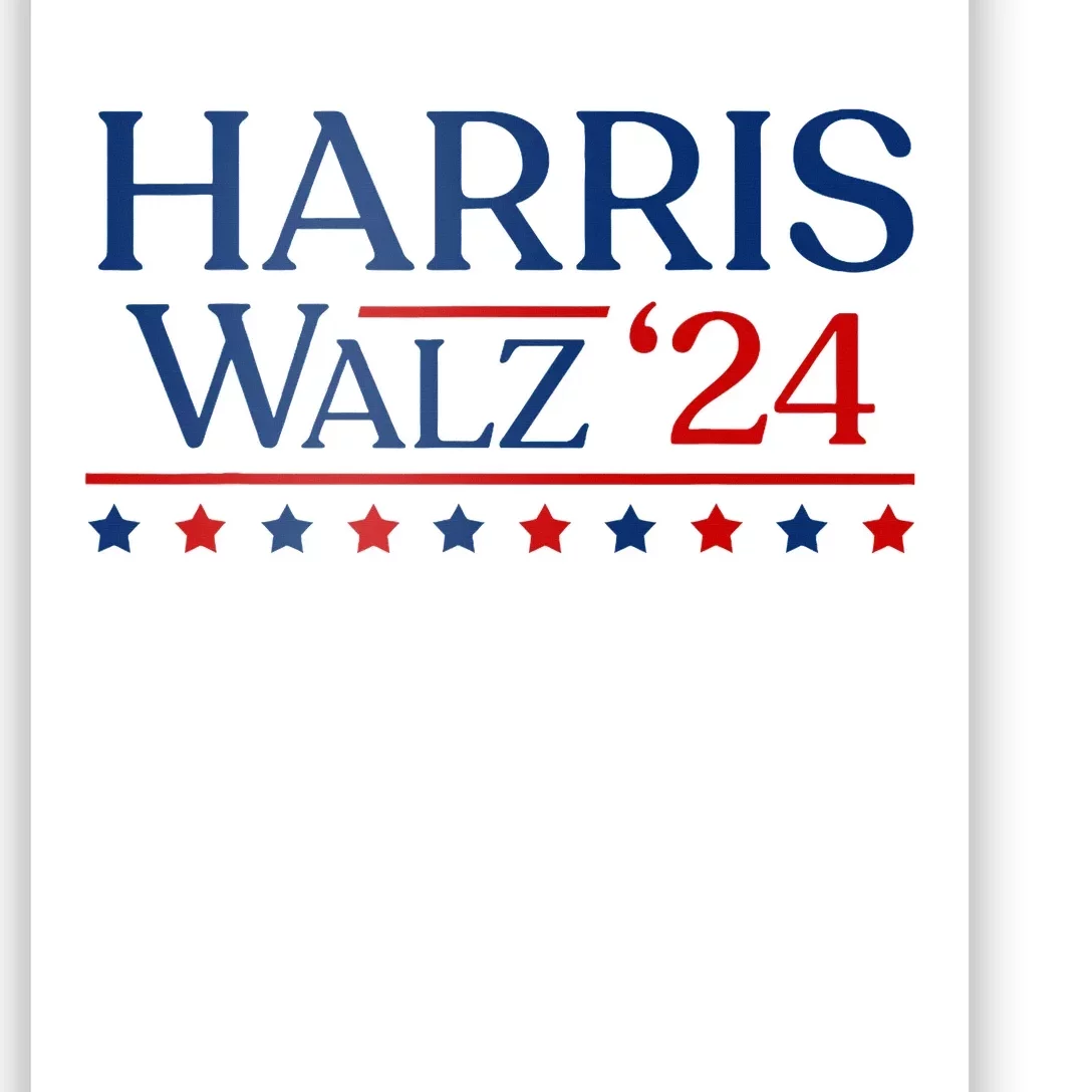 President Harris Walz 2024 Kamala Harris Tim Walz Vote Poster