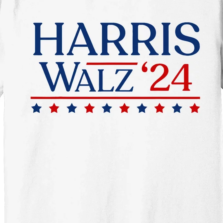 President Harris Walz 2024 Kamala Harris Tim Walz Vote Premium T-Shirt