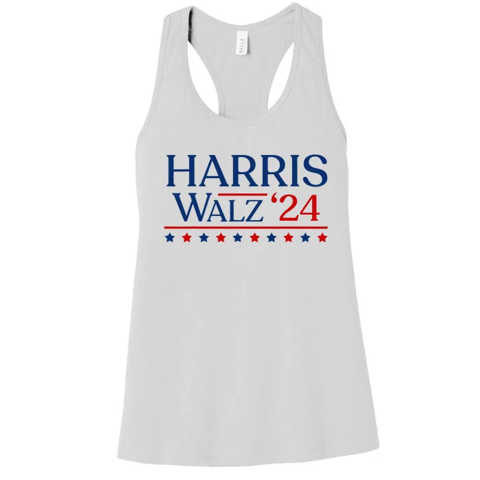 President Harris Walz 2024 Kamala Harris Tim Walz Vote Women's Racerback Tank