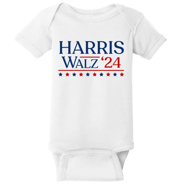 President Harris Walz 2024 Kamala Harris Tim Walz Vote Baby Bodysuit