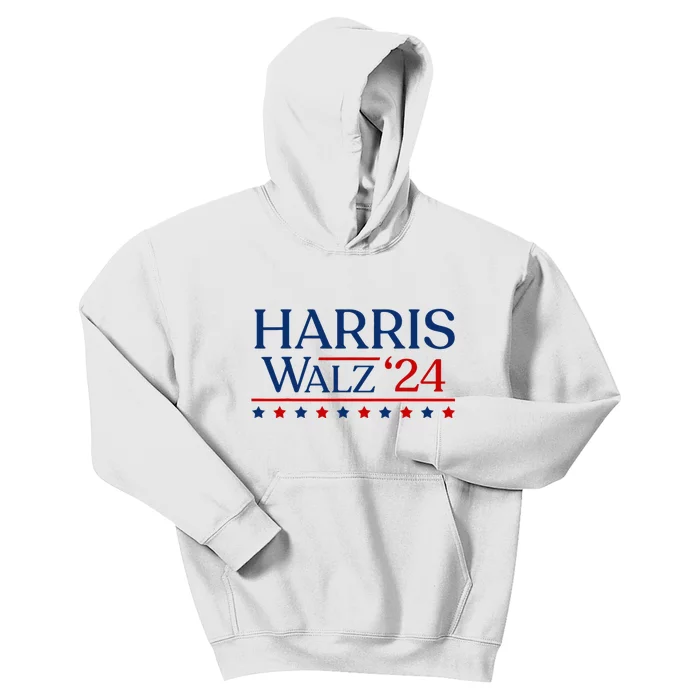 President Harris Walz 2024 Kamala Harris Tim Walz Vote Kids Hoodie