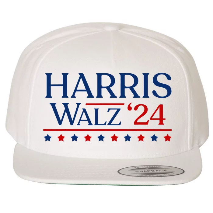 President Harris Walz 2024 Kamala Harris Tim Walz Vote Wool Snapback Cap