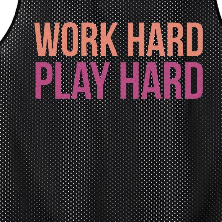 Play Hard With Work Hard To Balance Life Mesh Reversible Basketball Jersey Tank