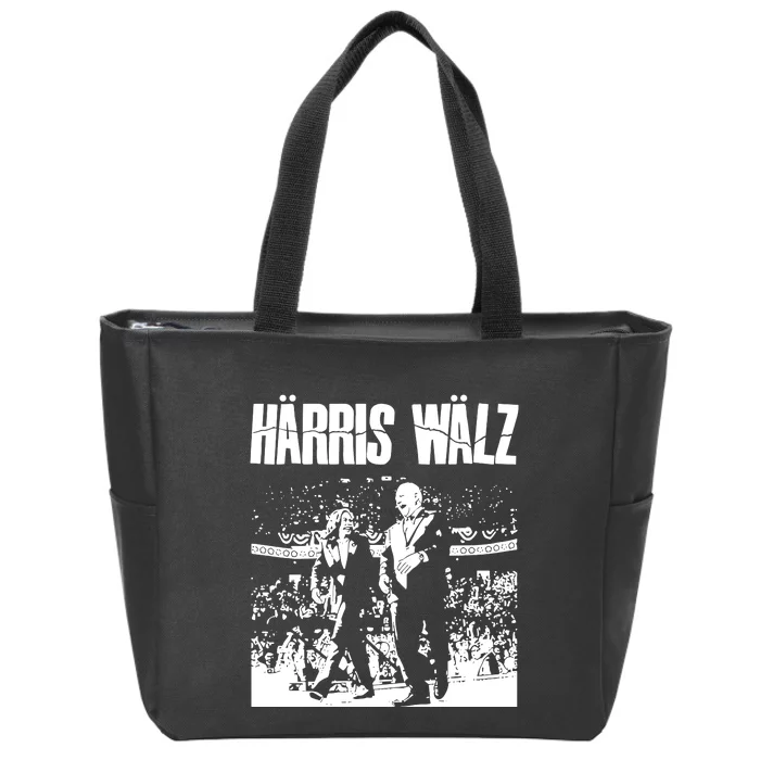 Pleitch Harris Walz Husker Du Zip Tote Bag