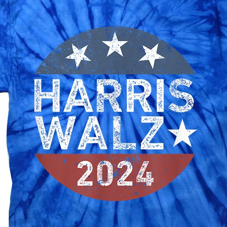 President Harris Walz 2024 Kamala Harris Tim Walz Vote Tie-Dye T-Shirt