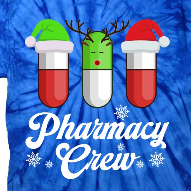 Pharmacy Husband Wife Crew Holiday Tech Idea Gift Tie-Dye T-Shirt