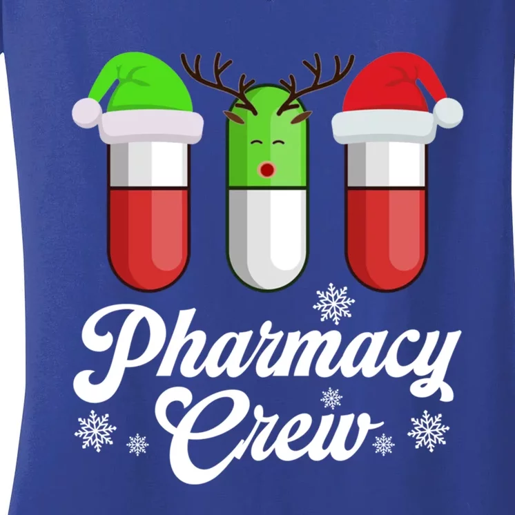 Pharmacy Husband Wife Crew Holiday Tech Idea Gift Women's V-Neck T-Shirt