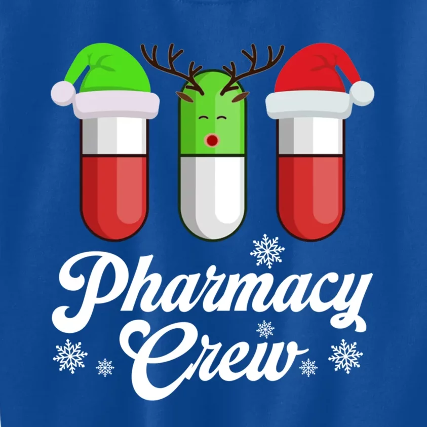 Pharmacy Husband Wife Crew Holiday Tech Idea Gift Kids Sweatshirt