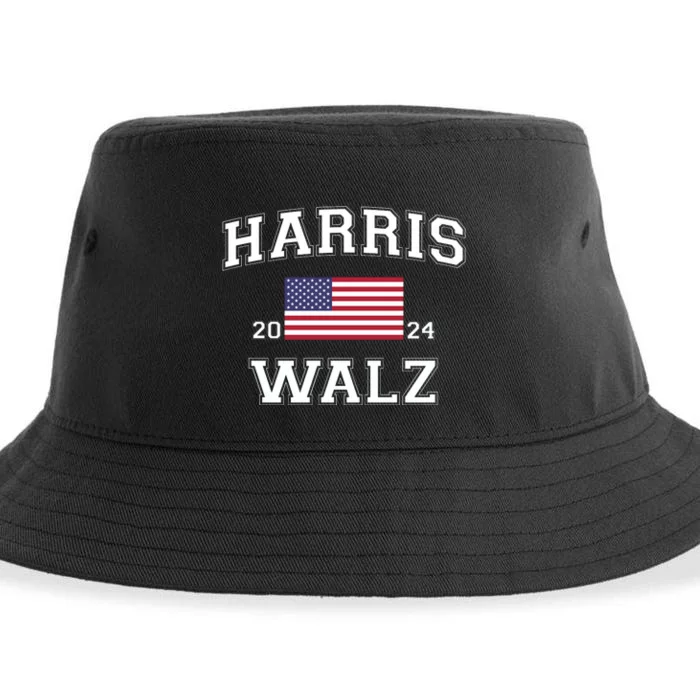 President Harris Walz 2024 Sustainable Bucket Hat