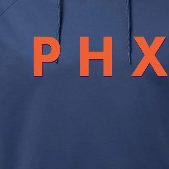 PHX Phoenix Basketball Logo Performance Fleece Hoodie