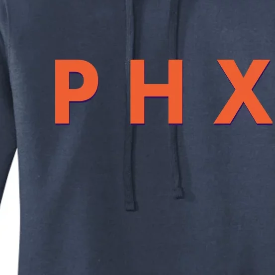 PHX Phoenix Basketball Logo Women's Pullover Hoodie