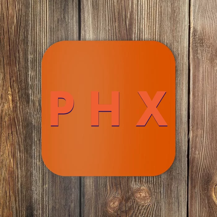 PHX Phoenix Basketball Logo Coaster