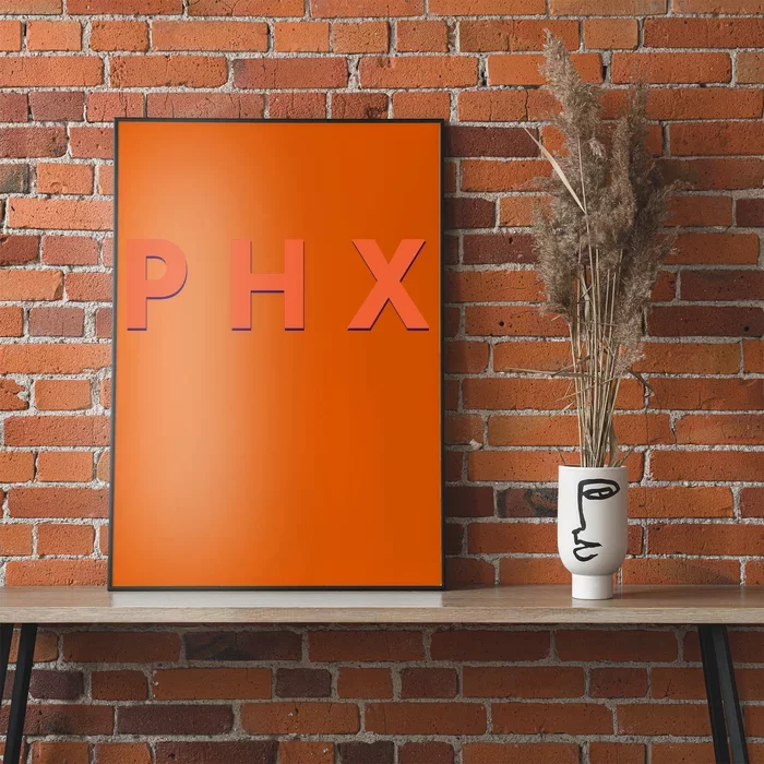 PHX Phoenix Basketball Logo Poster