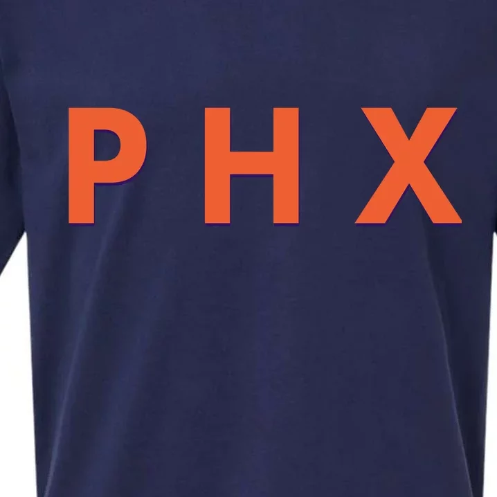 PHX Phoenix Basketball Logo Sueded Cloud Jersey T-Shirt