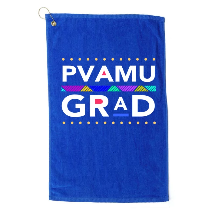 Pvamu Historically Young Gifted Black4 Black Gift Platinum Collection Golf Towel