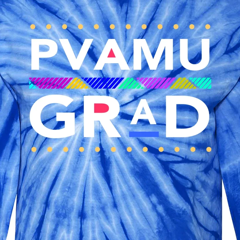 Pvamu Historically Young Gifted Black4 Black Great Gift Tie-Dye Long Sleeve Shirt