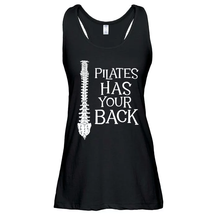 Pilates Has Your Back Health Fitness Instructor Ladies Essential Flowy Tank