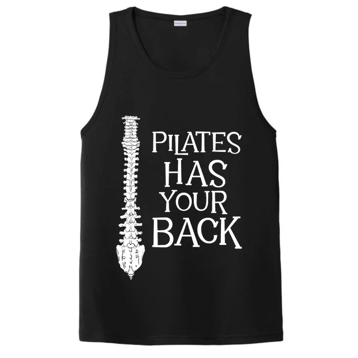 Pilates Has Your Back Health Fitness Instructor Performance Tank