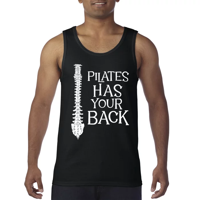 Pilates Has Your Back Health Fitness Instructor Tank Top