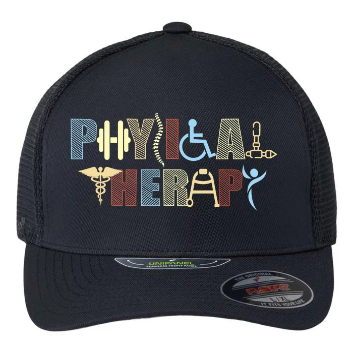 Physical Therapy Flexfit Unipanel Trucker Cap