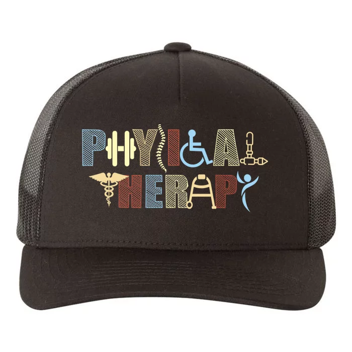 Physical Therapy Yupoong Adult 5-Panel Trucker Hat