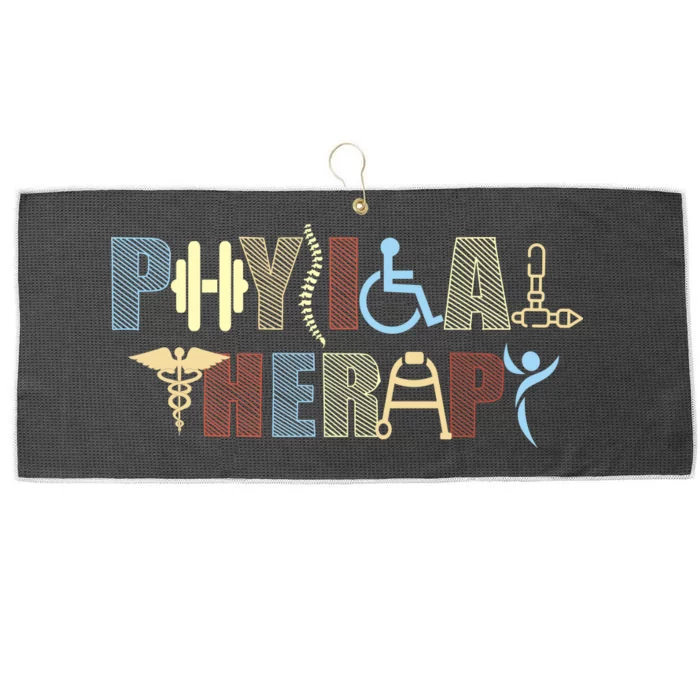 Physical Therapy Large Microfiber Waffle Golf Towel