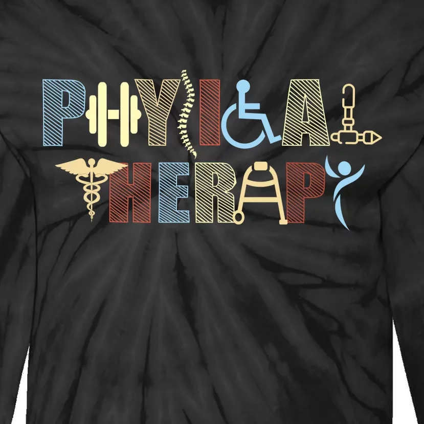 Physical Therapy Tie-Dye Long Sleeve Shirt