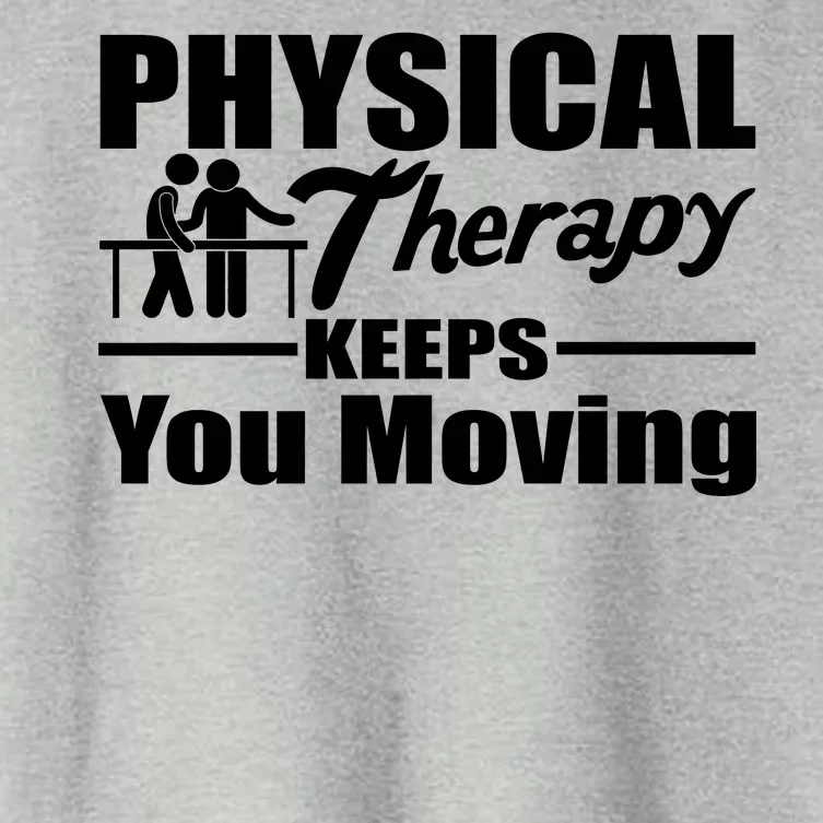 Physical Therapy Keeps You Moving Women's Crop Top Tee