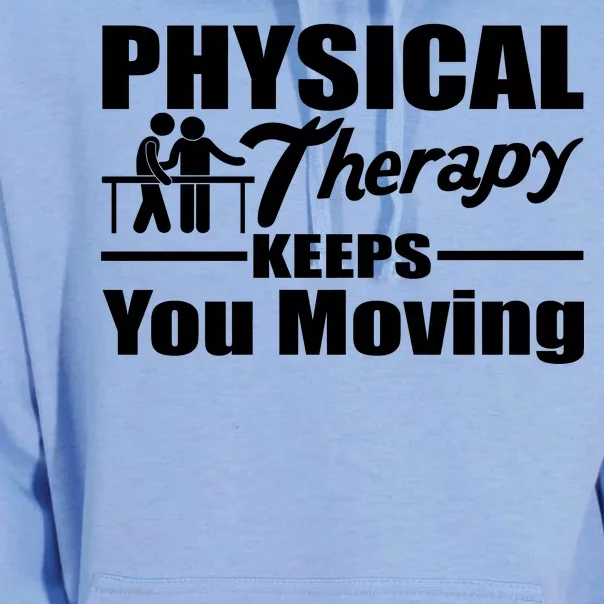 Physical Therapy Keeps You Moving Unisex Surf Hoodie