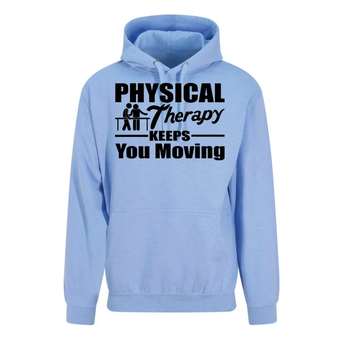 Physical Therapy Keeps You Moving Unisex Surf Hoodie