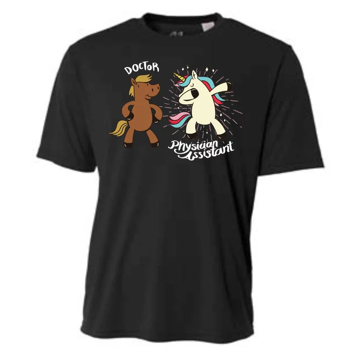 Physician Assistant Doctor Unicorn Cooling Performance Crew T-Shirt