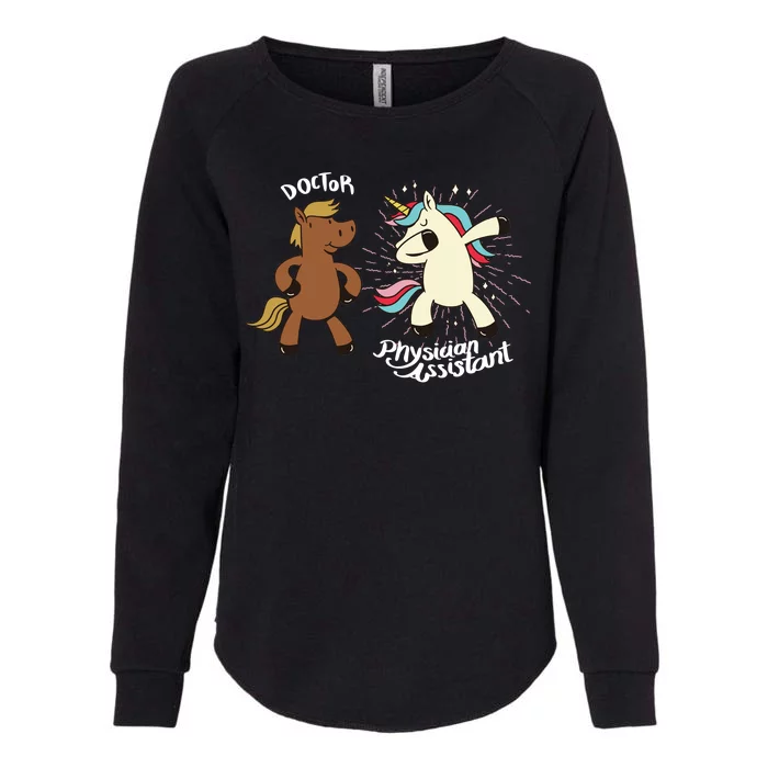 Physician Assistant Doctor Unicorn Womens California Wash Sweatshirt