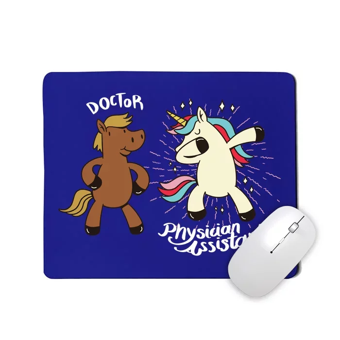 Physician Assistant Doctor Unicorn Mousepad