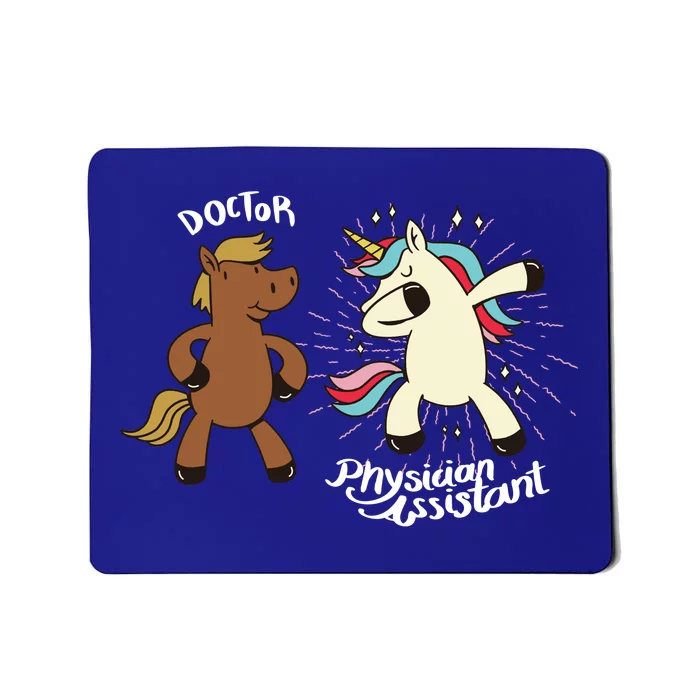 Physician Assistant Doctor Unicorn Mousepad