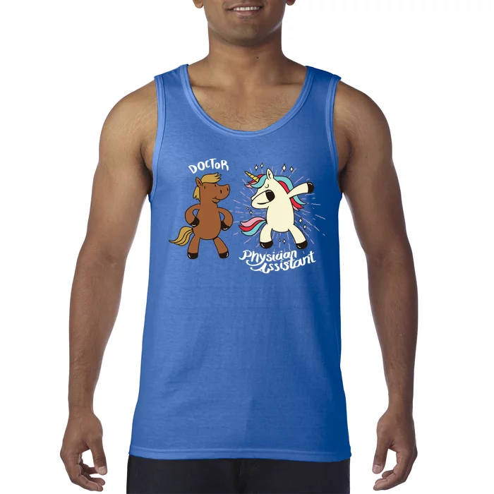 Physician Assistant Doctor Unicorn Tank Top