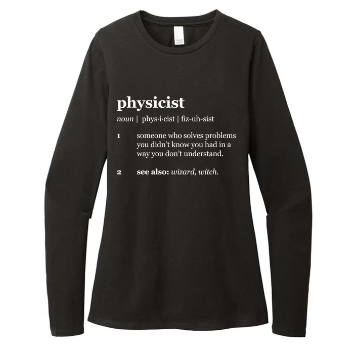 Physicist Definition Solve Problems Womens CVC Long Sleeve Shirt