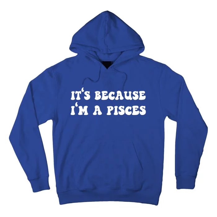 Pisces Horoscope Zodiac Sign Astrology Funny Gift Tall Hoodie