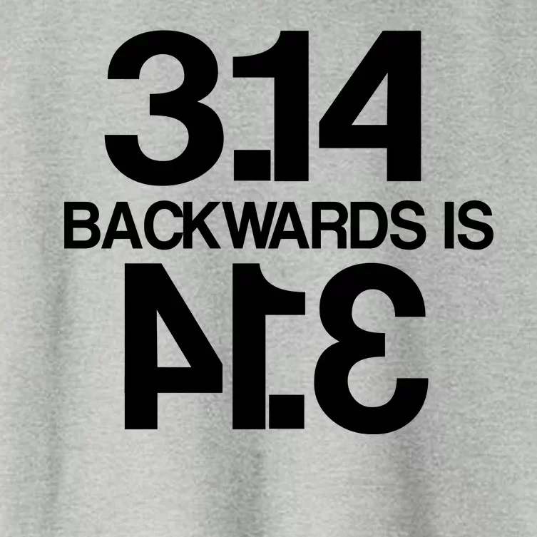 Pi 3.14 Backwards Is Pie Women's Crop Top Tee