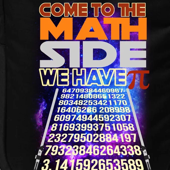 Pi Day - Come To The Math Side Parody Impact Tech Backpack