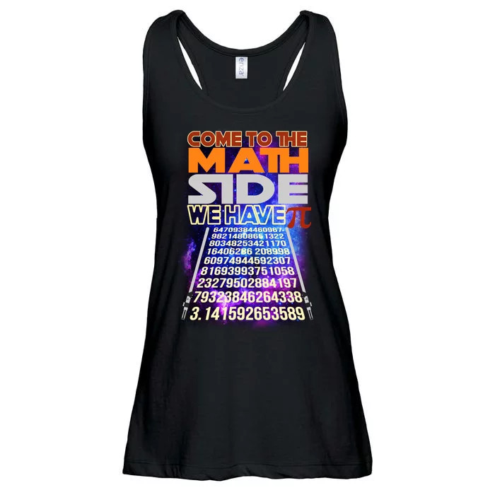 Pi Day - Come To The Math Side Parody Ladies Essential Flowy Tank