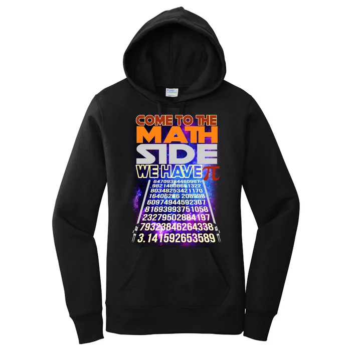 Pi Day - Come To The Math Side Parody Women's Pullover Hoodie