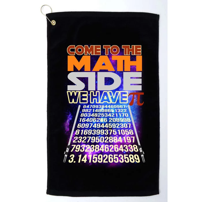 Pi Day - Come To The Math Side Parody Platinum Collection Golf Towel