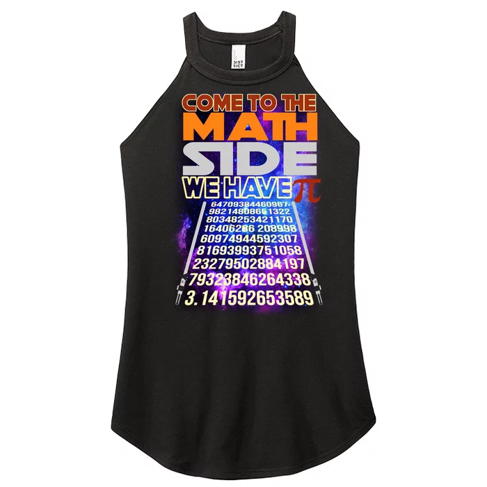 Pi Day - Come To The Math Side Parody Women’s Perfect Tri Rocker Tank