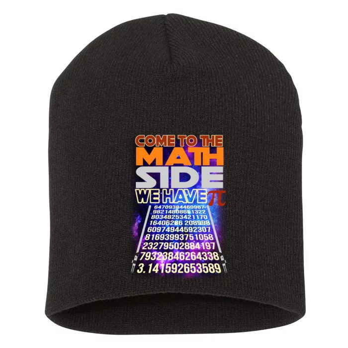 Pi Day - Come To The Math Side Parody Short Acrylic Beanie