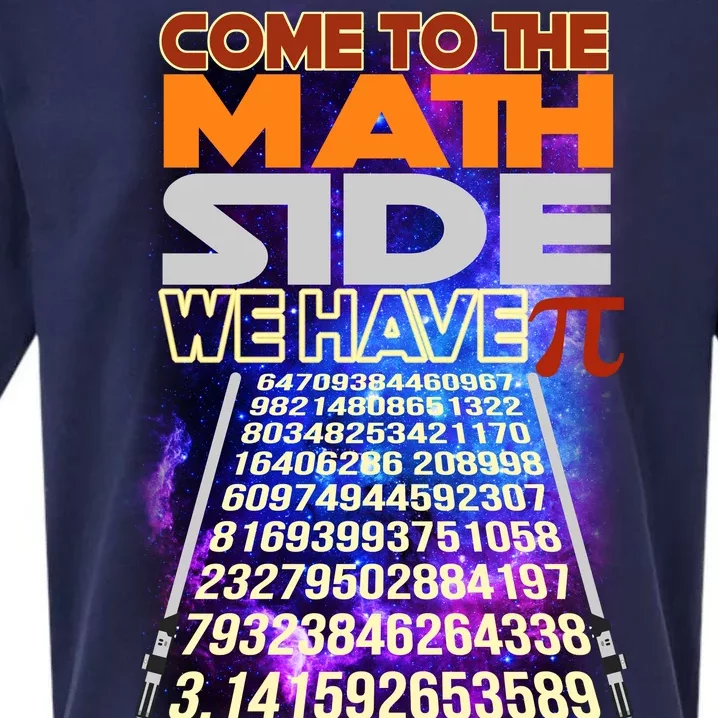 Pi Day - Come To The Math Side Parody Sueded Cloud Jersey T-Shirt