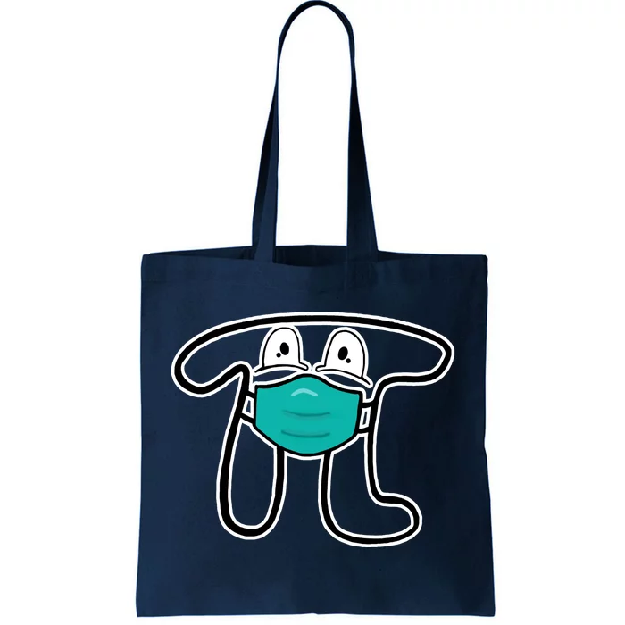 Pi Day 3.14 Quarantine Mask Pandemic Tote Bag