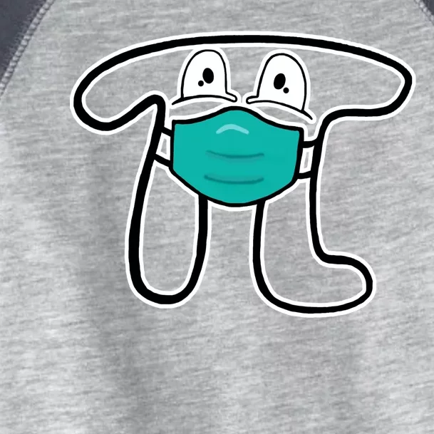 Pi Day 3.14 Quarantine Mask Pandemic Toddler Fine Jersey T-Shirt