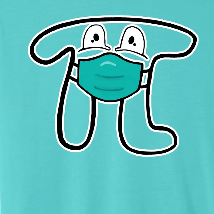 Pi Day 3.14 Quarantine Mask Pandemic ChromaSoft Performance T-Shirt