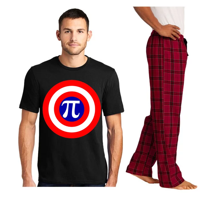 Pi Day America Superhero Crest 3.14 Math Geek Pajama Set