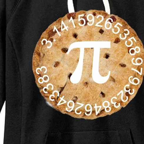 Pi Day Apple Pie 3.14 Cool Numbers Women's Fleece Hoodie